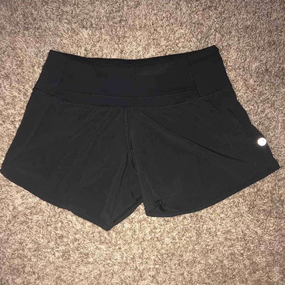black lululemon shorts size 2